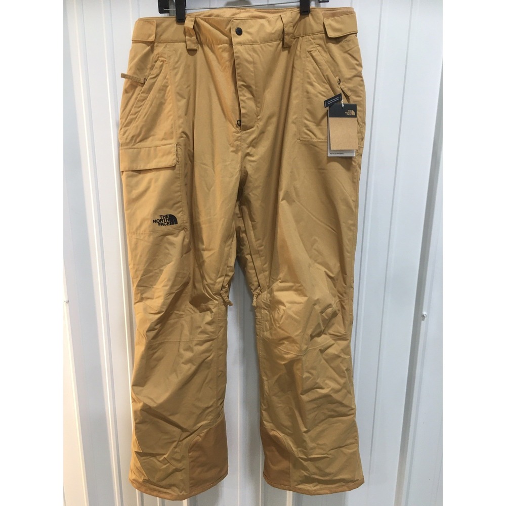 The North Face Plus Freedom Insulated Snow Pants Women's Size 2X Almond Butter